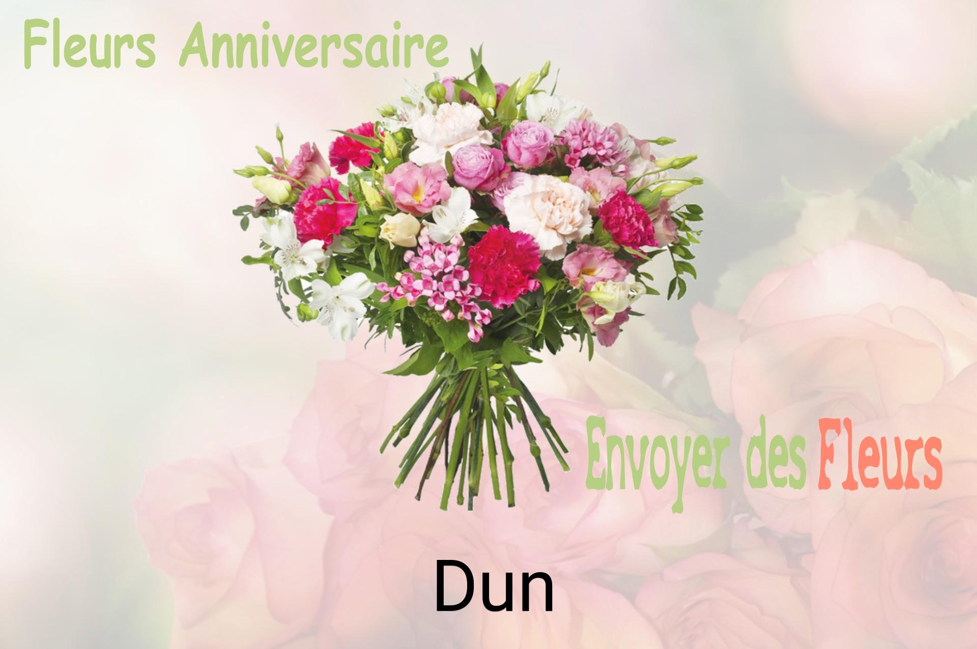 Bouquet de fleurs d’anniversaire livré à Dun